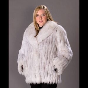 Saga Fox Blue Fox Jacket